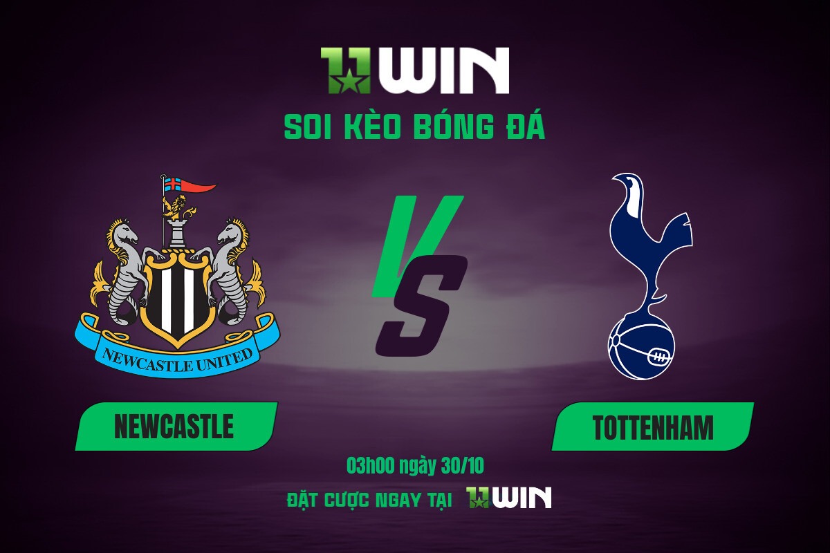Soi kèo bóng đá Newcastle vs Tottenham, 03h00 ngày 30/10 11WIN